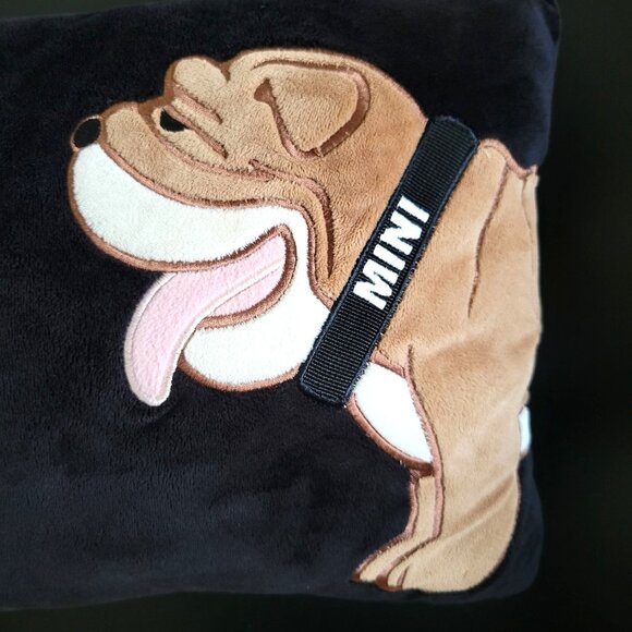 BMW Group MINI Bulldog Rectangular Plush Pillow c 2010 - Picture 5 of 8
